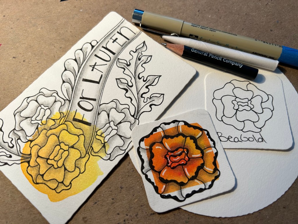 Beagold, my new&nbsp;tangle.